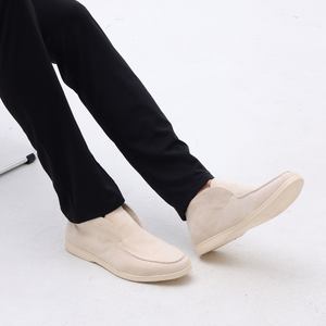 Old Money High Suede Loafers