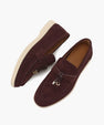 Old Money Suede Lady Loafers