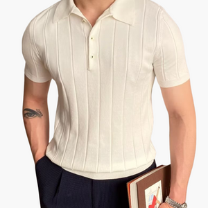 Cannes Ribbed Cotton Polo