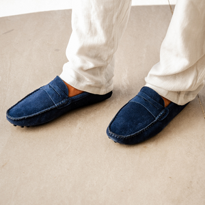 Suede Driver Loafers