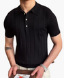 Cannes Ribbed Cotton Polo