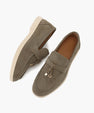Old Money Suede Lady Loafers