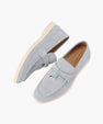 Old Money Suede Lady Loafers