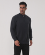 100% Cashmere Ribbed Half Zip