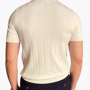 Cannes Ribbed Cotton Polo