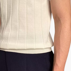 Cannes Ribbed Cotton Polo