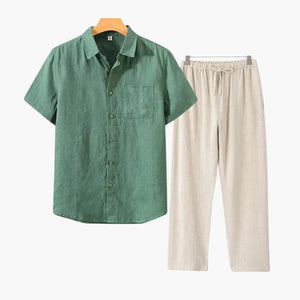 Old Money Linen Combo (Shortsleeve)