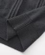 100% Cashmere Ribbed Half Zip