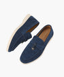 Old Money Suede Lady Loafers