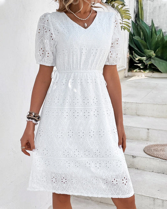 Amélie Embroidered Dress