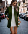 Blazer – Open Front Midi And Smooth Layering Cover To Hips
