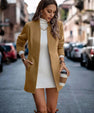 Blazer – Open Front Midi And Smooth Layering Cover To Hips