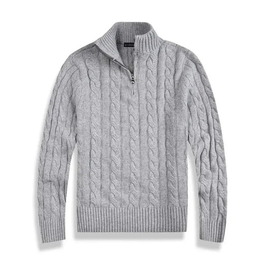 DiVogue | Old Money Half-Zip Sweater