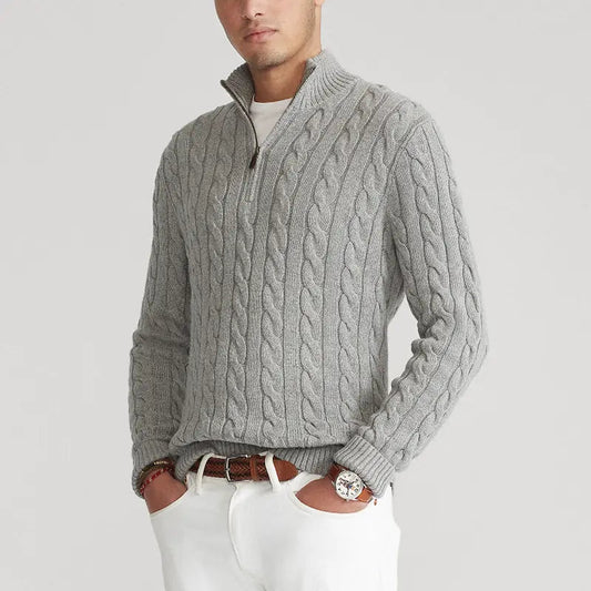 DiVogue | Old Money Half-Zip Sweater
