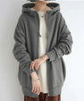 Coat - Polyester Blend Hooded Design And Light Warmth