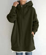 Coat - Polyester Blend Hooded Design And Light Warmth