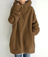 Coat - Polyester Blend Hooded Design And Light Warmth