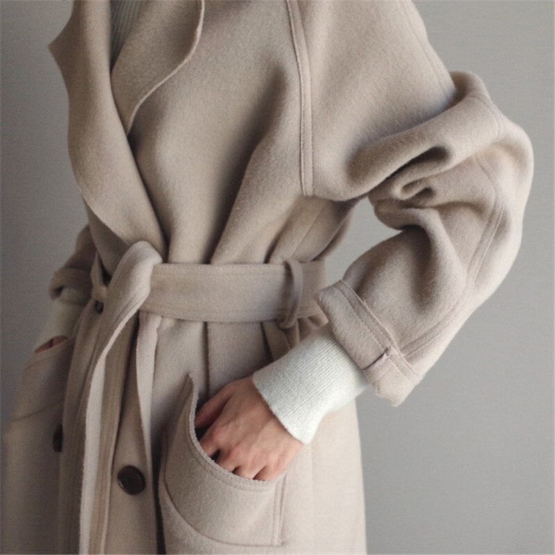 Coat – Tailored Cut Defined Collar & Warm Blend Lining