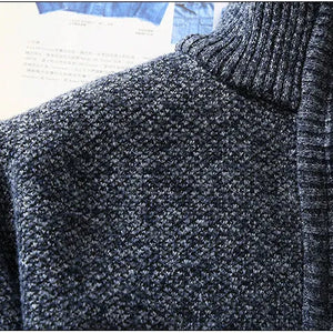 Herrfleece Tröja | Varm Halvdragkedja