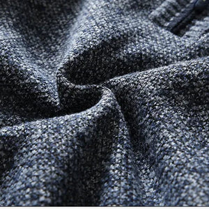 Herrfleece Tröja | Varm Halvdragkedja