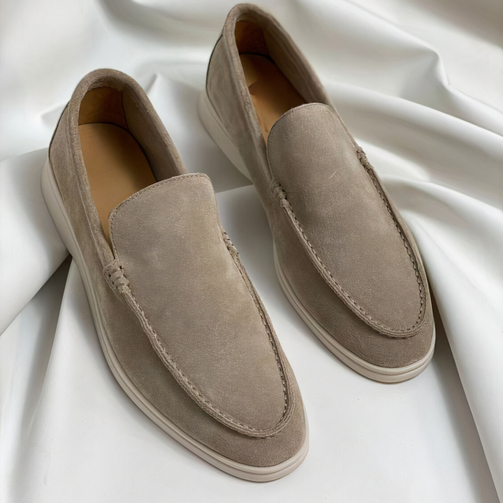 Herrmocka Loafers i Tidlös Design med Anti-Slip Sula