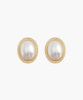 Radiance Oval Pearl Studs