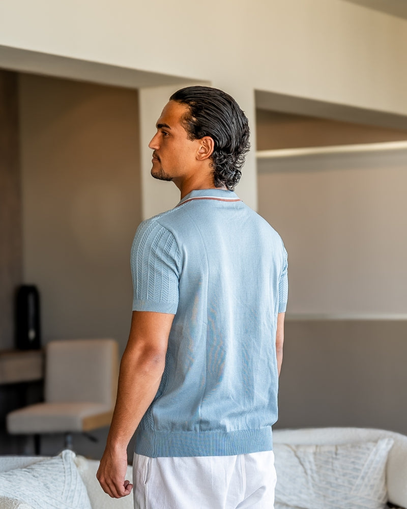 Ashford stickad pikétröja