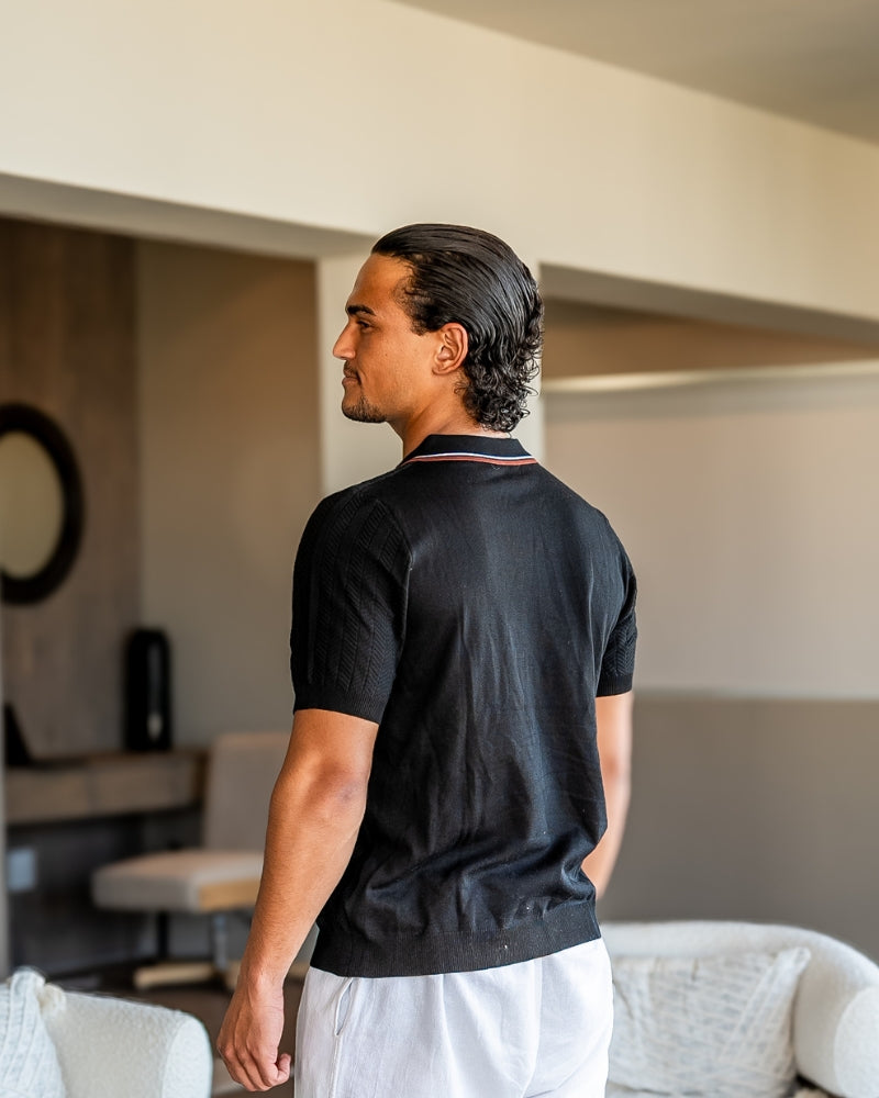 Ashford stickad pikétröja