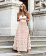 Celeste Tulle A-Line Midi Skirt