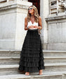 Celeste Tulle A-Line Midi Skirt