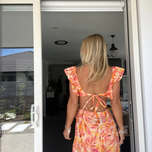 Kvinna Bomull Lång Klänning Sommarklänning