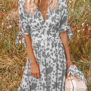 Kvinnors Sommarklänning i Bomull Tidlös Elegans