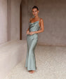 Leonie Long Satin Dress