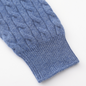 100% Cashmere Woven Half Zip