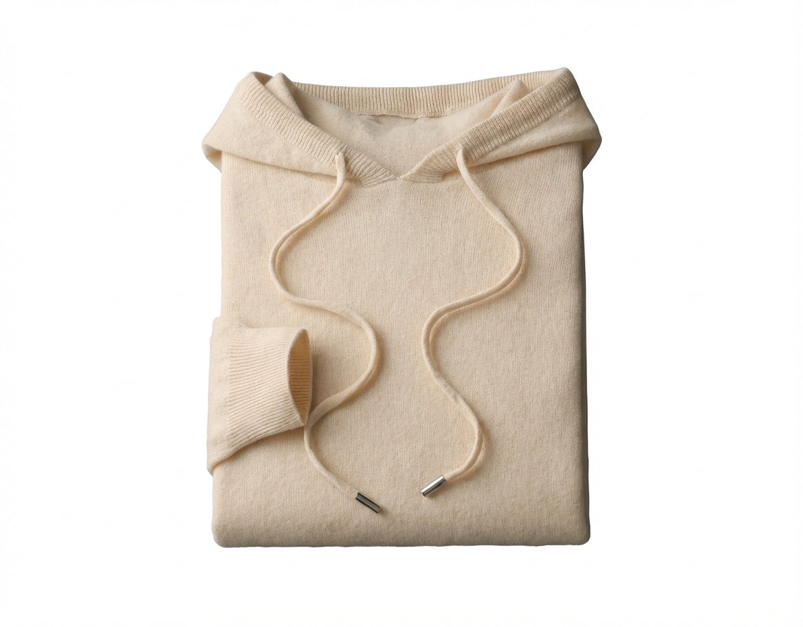 100% Cashmere Hoodie