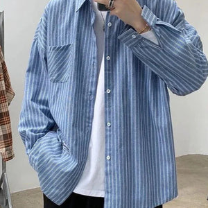 Oversized Striped Shirt
