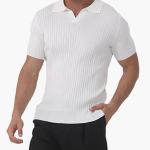 Florence - Ribbed Cotton Polo